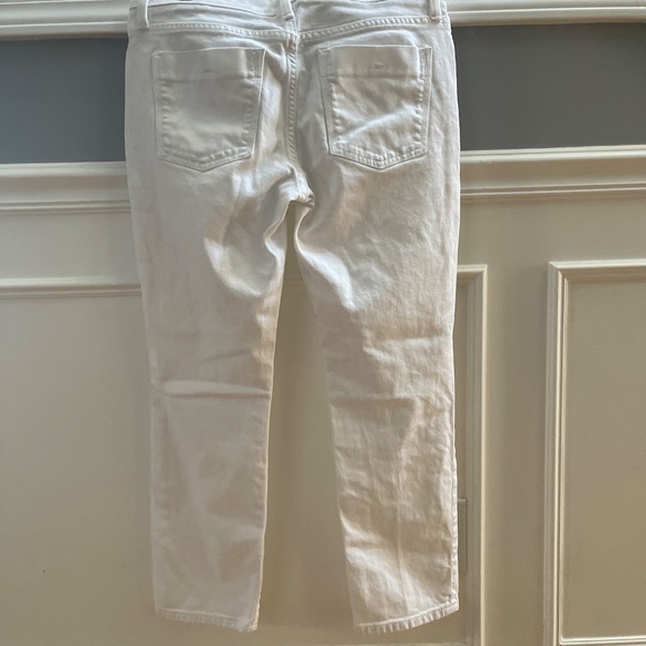 Banana Republic mid rise white denim skinny jeans - Picture 4 of 4